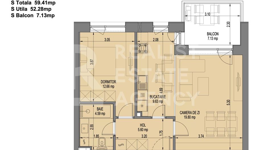 Vânzare, apartament, 2 camere, Nusco City Park, București - Poză 3