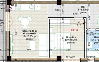 Apartament 2 camere nou de vanzare in Iasi Valea Lupului, intabulat - Poză 2