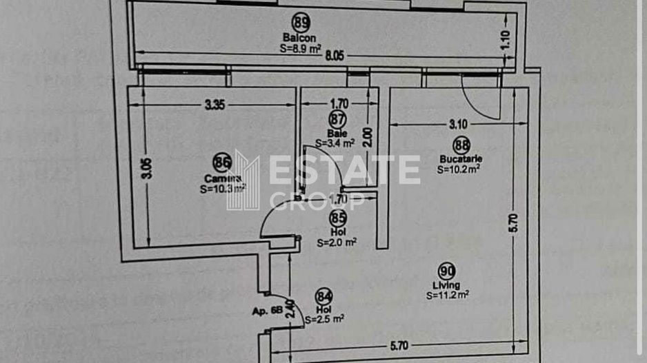 Apartament cu 2 camere in Giroc complet mobilat si utilat - Poză 8