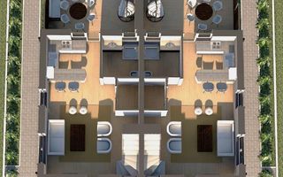 Duplex de Vanzare | Bucovat | 200m de asfalt | Toate utilitatile | Teren Generos - Schiță 2