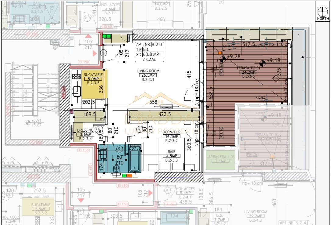 Apartament 2 camere de inchiriat ***HERASTRAU - Schiță 16