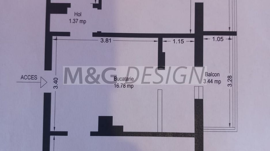 Apartament 2 camere Aradului cu centrala - Poză 8