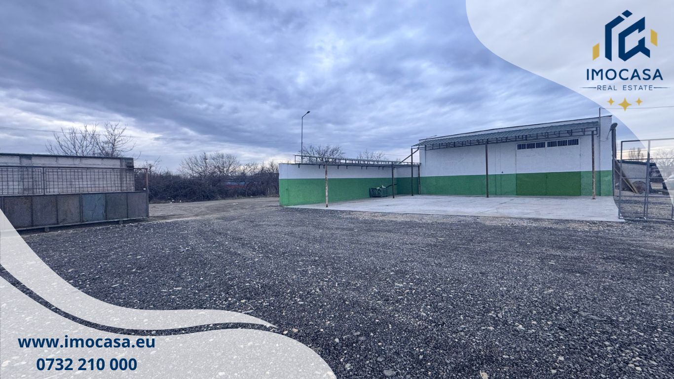 De închiriere hală, cu platformă betonată și curte generoasă - Poză 1