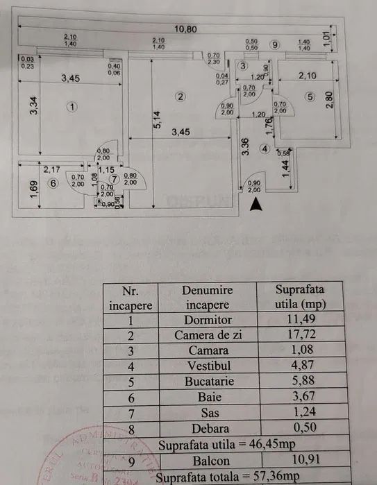 APARTAMENT 2 CAMERE RENOVAT / POPISTEANU - Poză 6