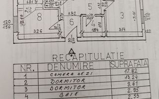 Apartament cu 3 camere, Auchan Titan/ 1 Dec 1918, DE RENOVAT - Poză 1