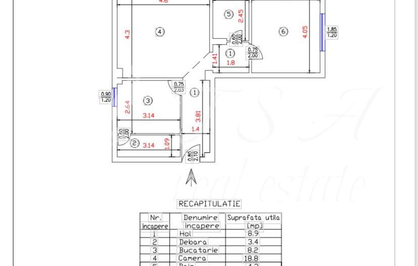 Apartament 2 camere mobilat  Zona Sebastian 0% COMISION - Poză 12