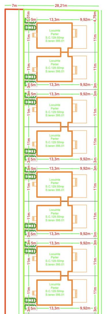 Vilă Individuală Parter - 130mp construiti - 396mp teren - Schiță 11