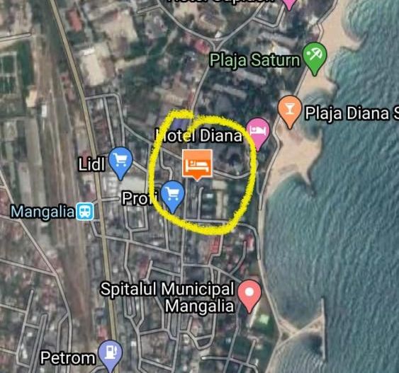 Apartament 3 camere, Mangalia, cu vedere la Mare. Zona Plaja Diana Saturn. - Poză 7