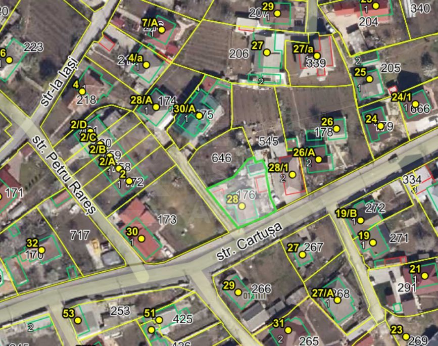 Vânzare, teren, 4,33 ari, strada Cartușa, Durlești. - Poză 1