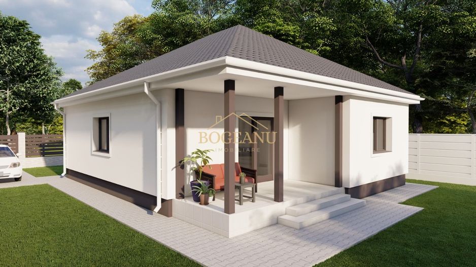 BG124-Teren cu Aut.Constr Proiect Casa parter 614 mp - Poză 9