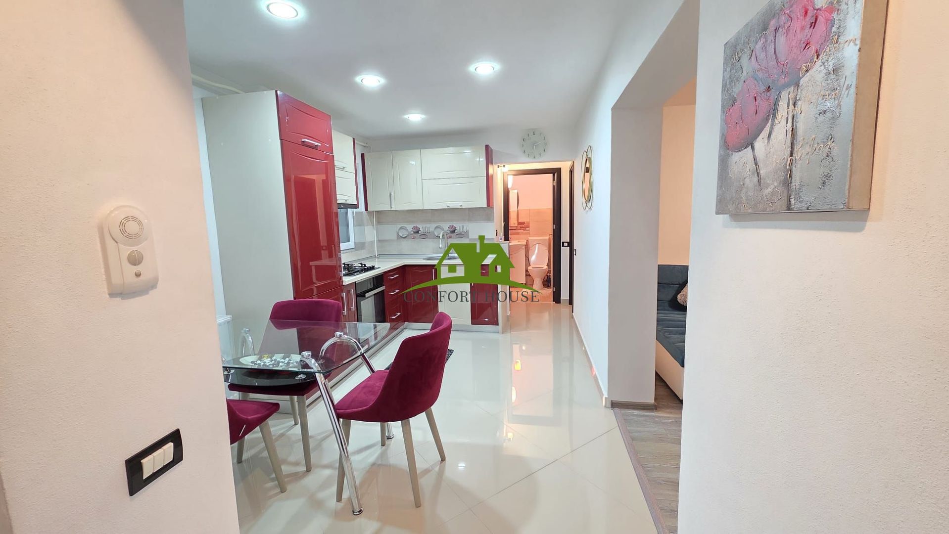 Apartament cu 3 camere de inchiriat la Et.2 intr-un Bloc din Traian - Poză 16