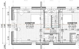 vila 5cam-indiv la calcan-perete propriu/centru Popesti Leordeni - Poză 8