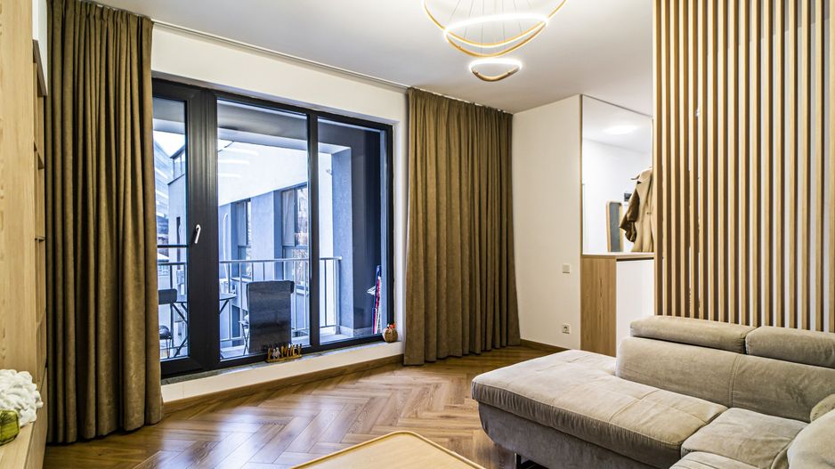 Plaza Mall- Lujerului, 2 camere, decomandat, 60 mp, etaj 2, mobilat, bloc nou - Poză 2