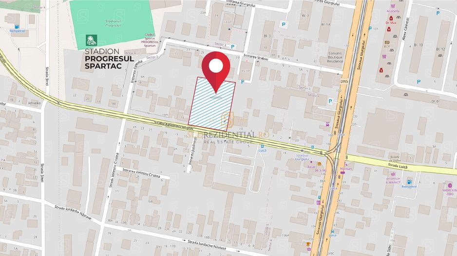 Teren 4320 mp | Deschidere 62 ml | Zona Luica – Sos. Giurgiului - Poză 5