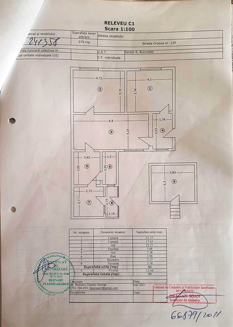 OPORTUNITATE - PROPRIETAR - casa si teren str. Orsova nr 125, sector 6 - Poză 3
