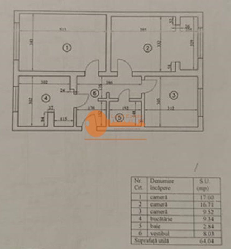 Apartament 3 camere | Politehnica – Iuliu Maniu | centrală proprie - Schiță 14