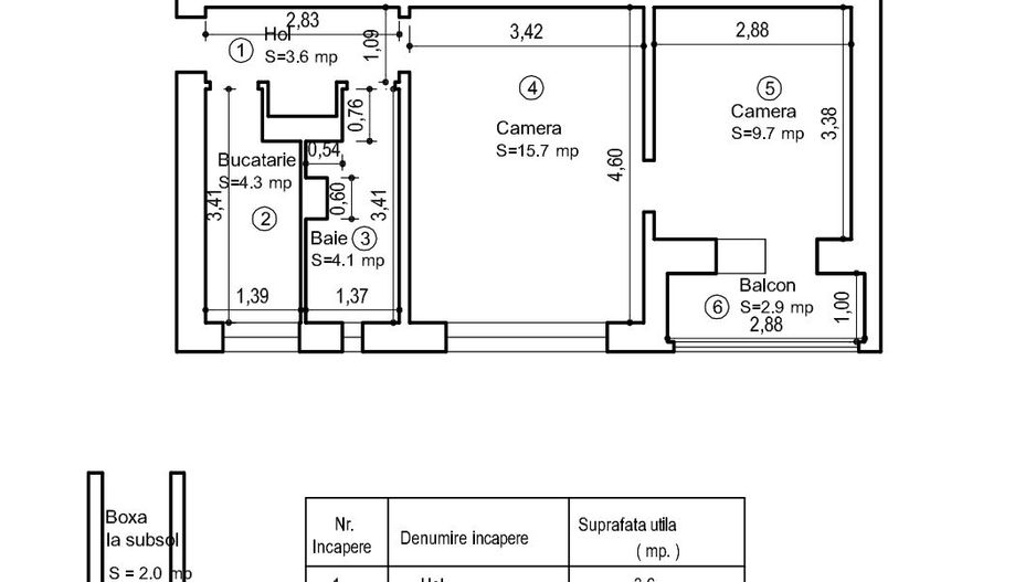 Oferta vanduta - Zona Dacia | 2 camere - 40.3 mp | Recent renovat - Poză 10