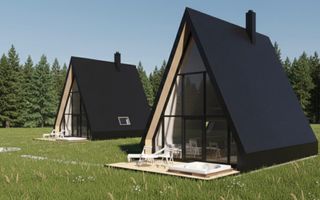 Structură A Frame modernă pentru case premium și Airbnb - 2 CAM - Poză 4