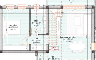 Giroc | Profi-Neptun | Apartament 3 camere cu scara interioara - Poză 2