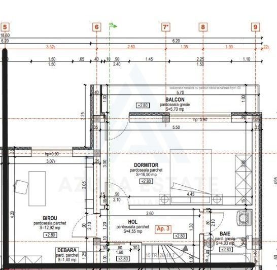 DIRECT DEZVOLT ! Casa tip cvadruplex 3 camere, Cartierul Arhitectilor, - Poză 5
