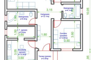 Casa individuala pe parter, 3 camere, 2 bai- Mosnita Noua, 640mp teren - Poză 3