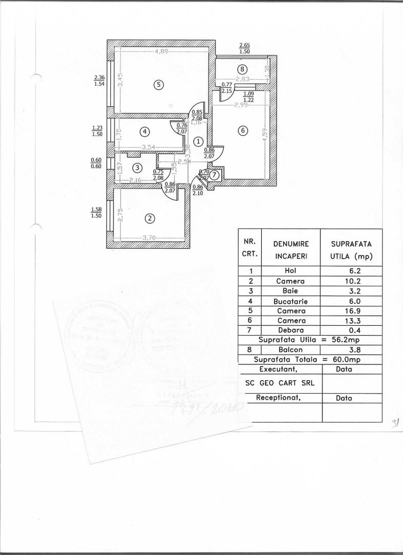 Vanzare Apartament 3 camere, Decomandat, Bd.Al.Obregia, - Poză 7
