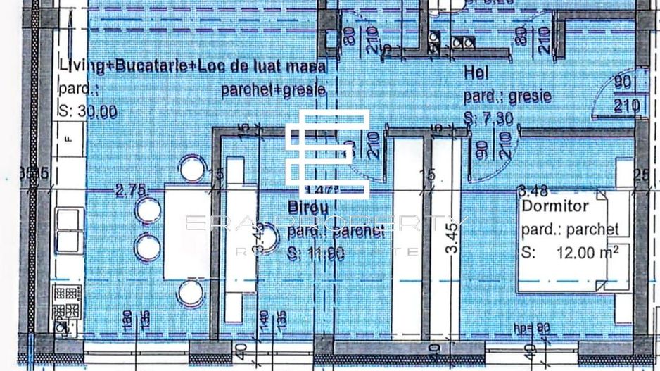 Apartament 3 camere  74 mp, zona Triajului Selimbar - Schiță 6
