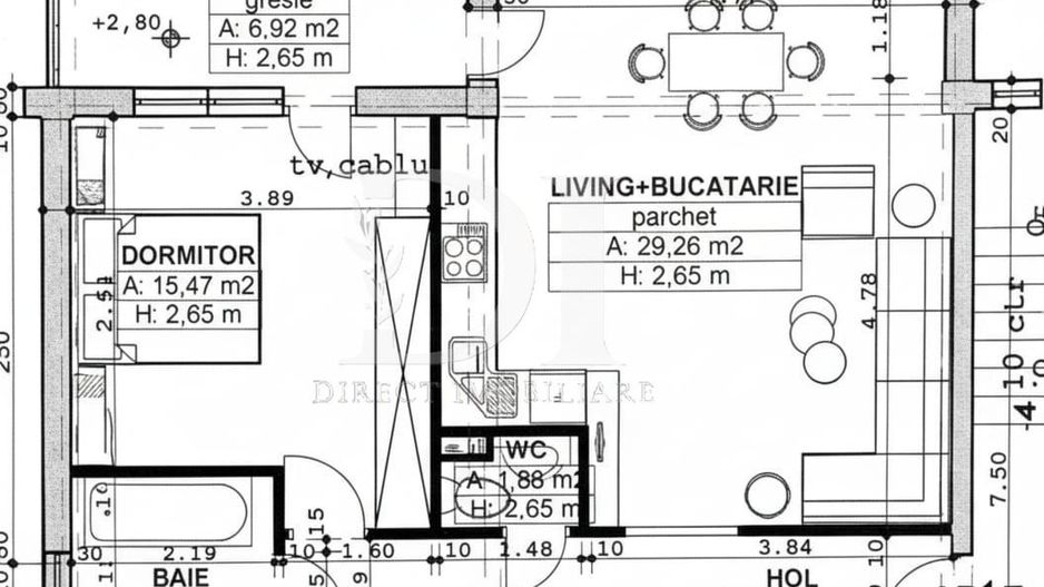 Apartament doua camere / Zona Parcul Poligon - Poză 16