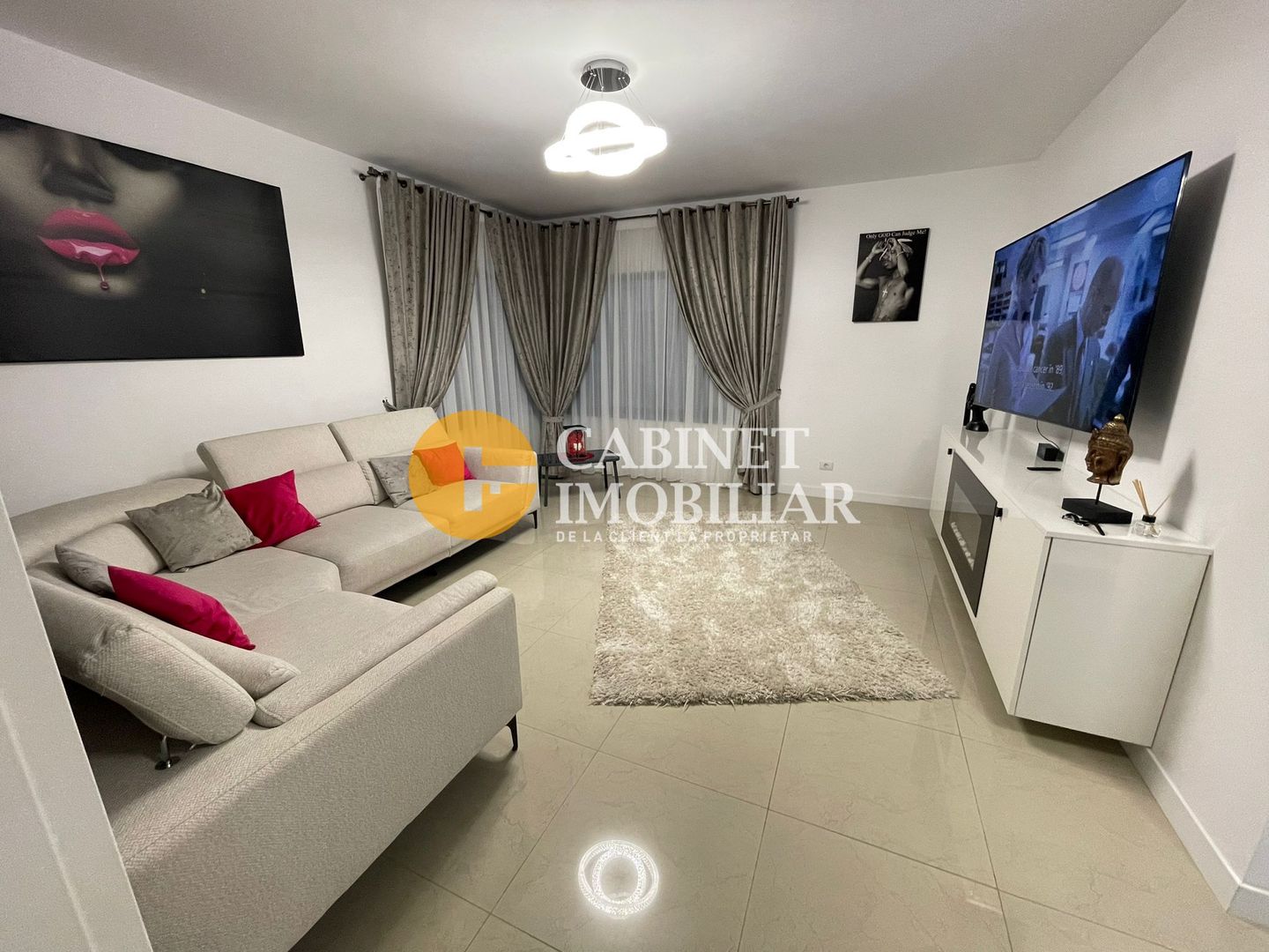 Vila 4 camere PREMIUM - mobilata - intabulata - La asfalt - Poză 4