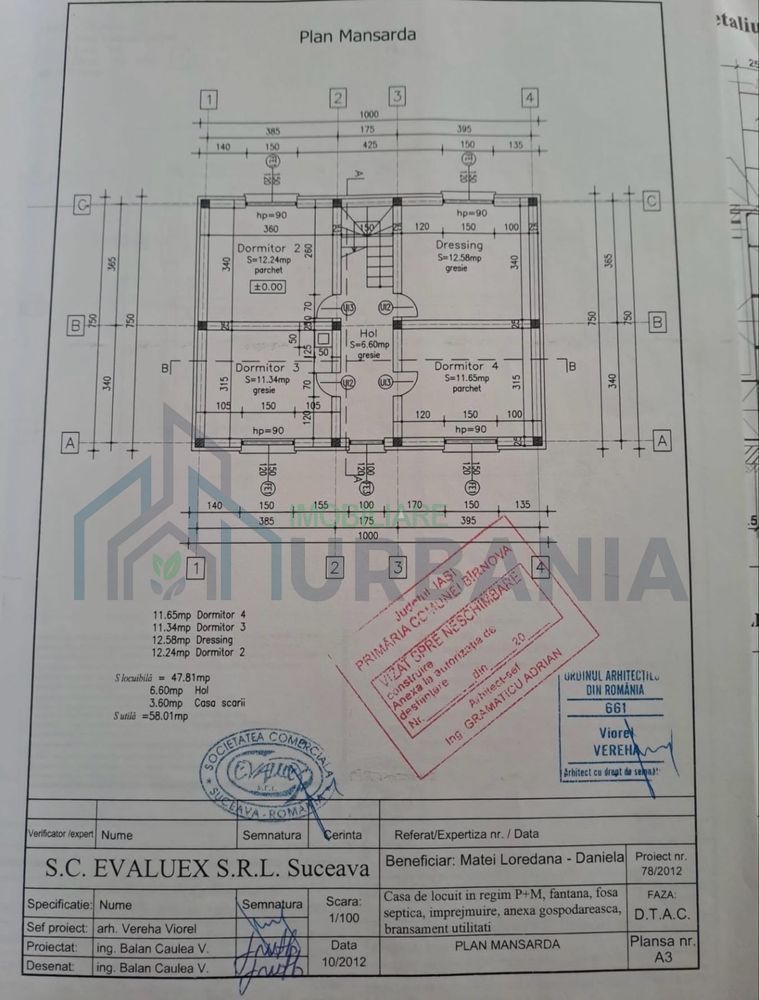 Casă 5 camere, Visan – 140.000 euro, teren 250 mp, garaj - Poză 6