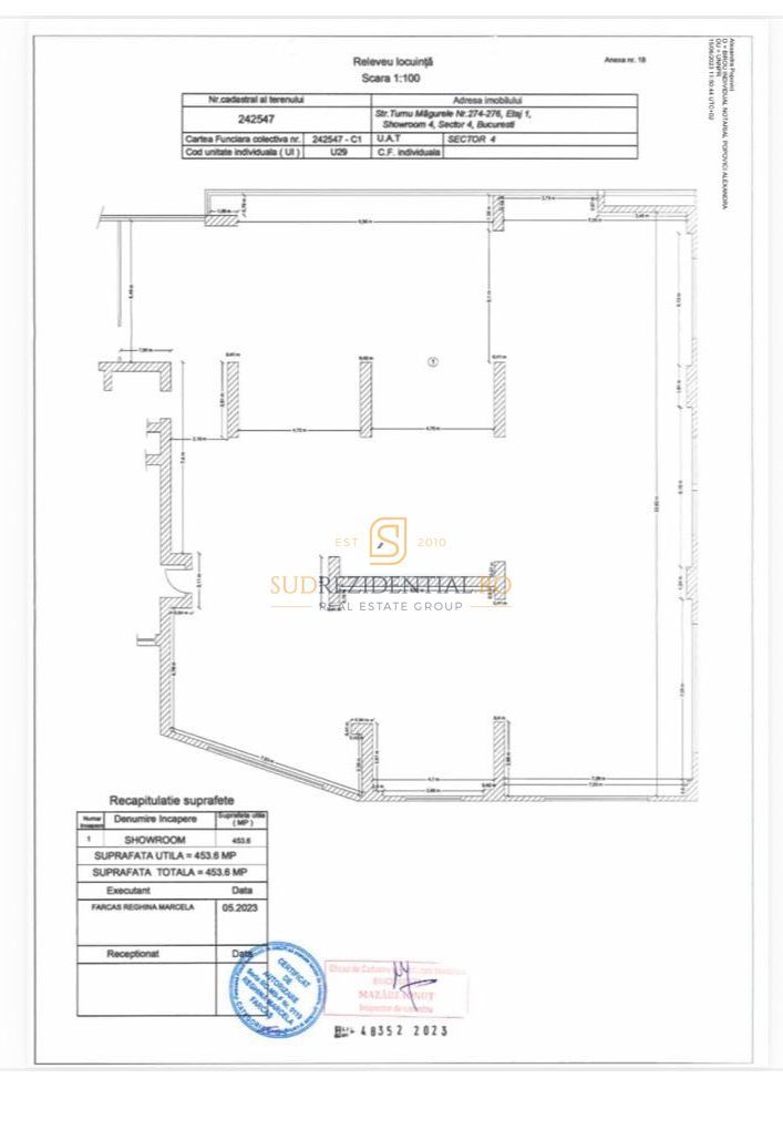 Spatiu comercial 610 mp, stradal Turnu Magurele, Aparatorii Patriei - Schiță 12
