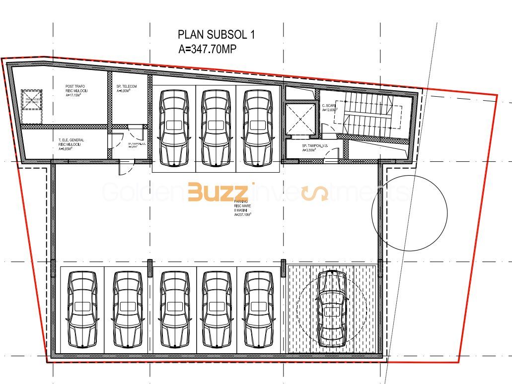 Teren Strada Berzei | Autorizatie | langa Hotel Ibis | - Schiță 7