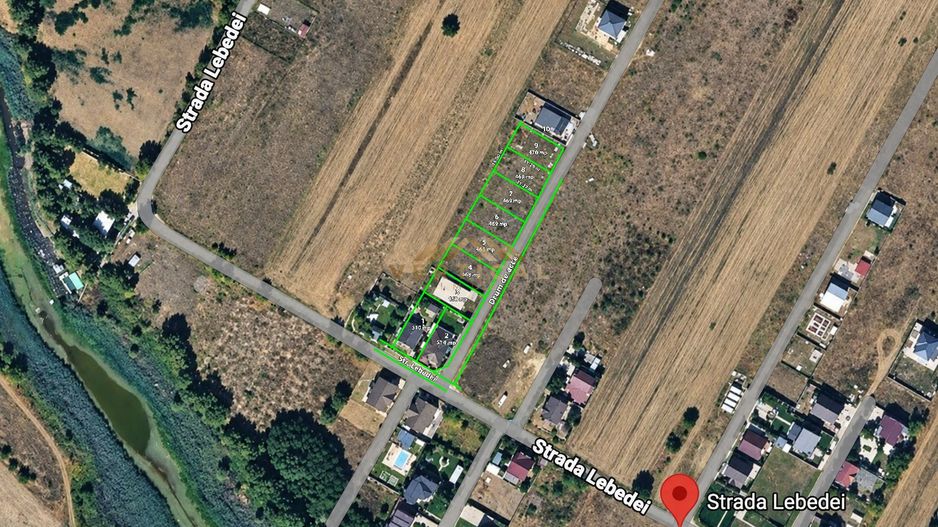Teren intravilan 469 mp | Curent la lot | Deschidere 15 m | Str. Lebed - Poză 2