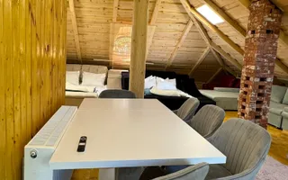 Cabană din lemn rotund, 210mp, ciubăr, jacuzzi, foișor, localitatea Băișoara - Poză 19