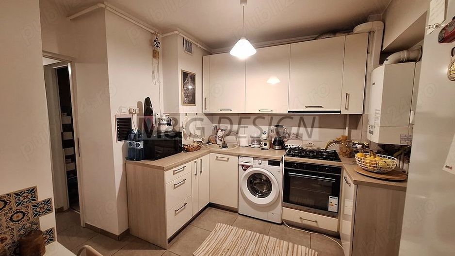 Apartament 1 camera,  Modern-Dorobantilor, 38mp cu centrala - Poză 1