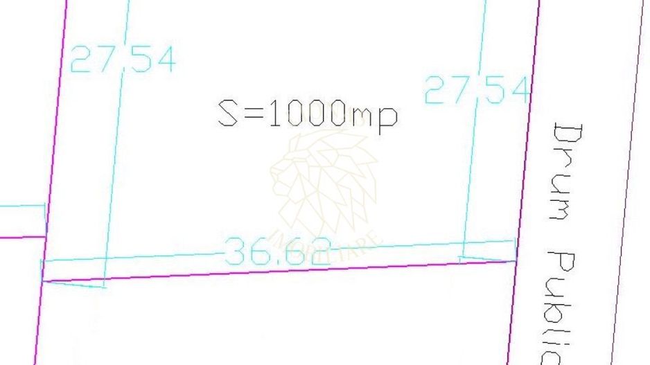 Teren 1000 mp cu utilitati-ideal casa, cabana, investitie-Dealul Jelnei - Poză 2