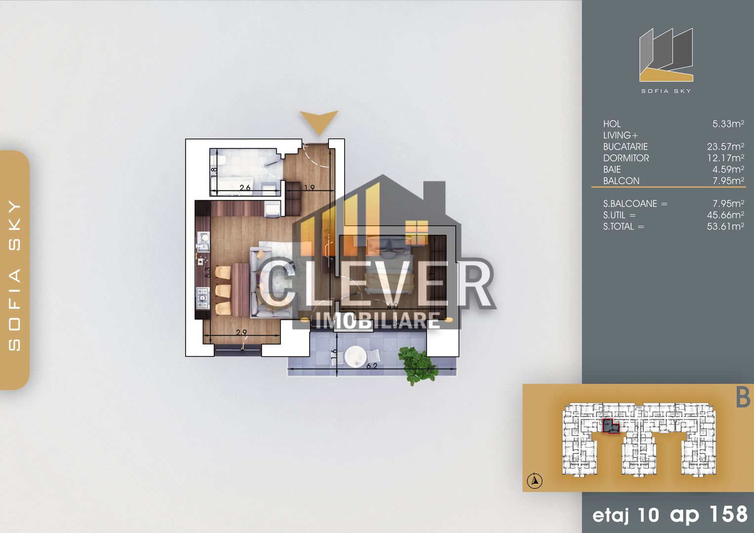 Apartament 2 camere Premium 7 min Metrou Nicolae Teclu - Poză 2