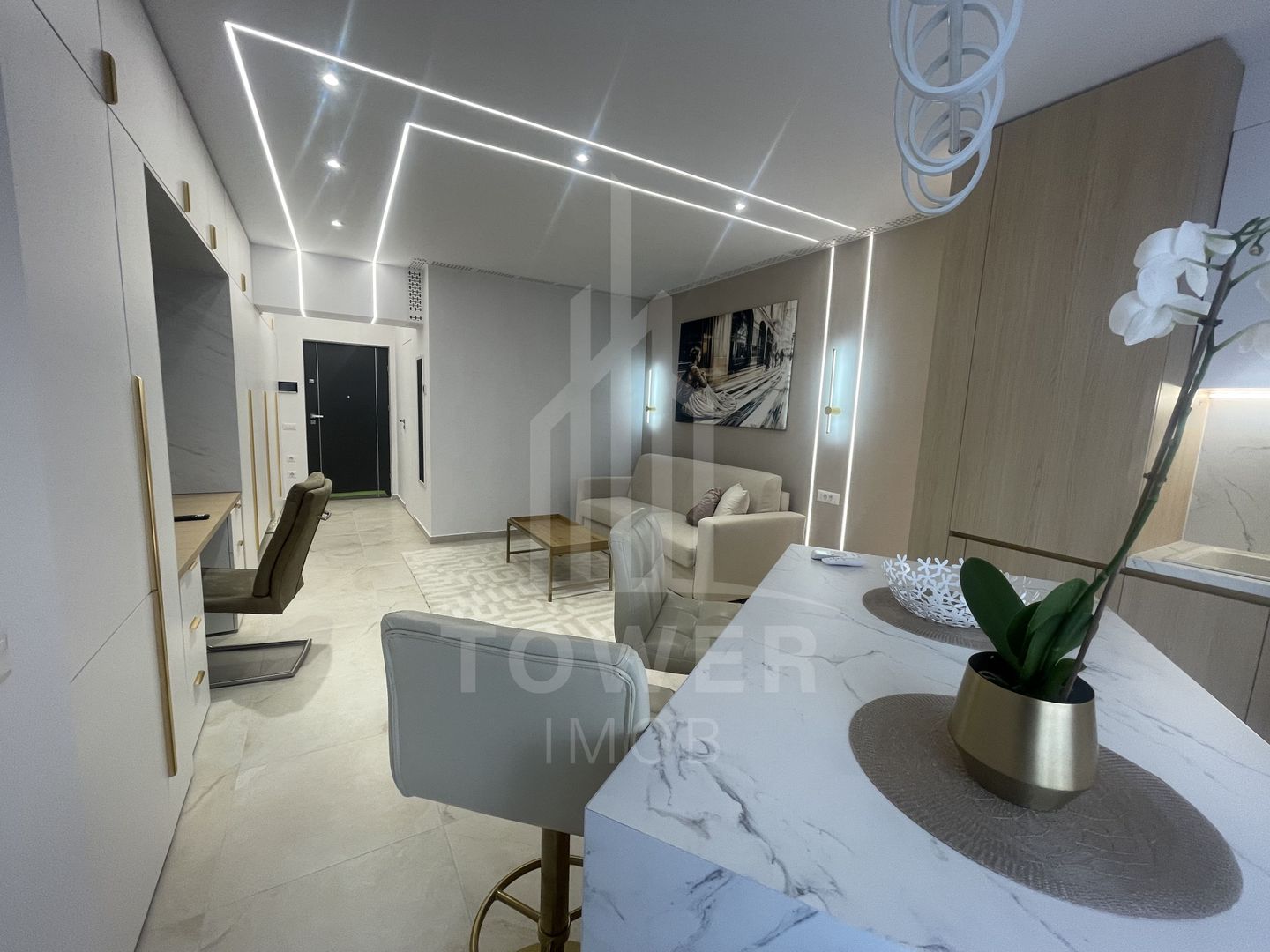 Garsoniera de lux pentru închiriat-in bloc nou-EVO - Poză 2