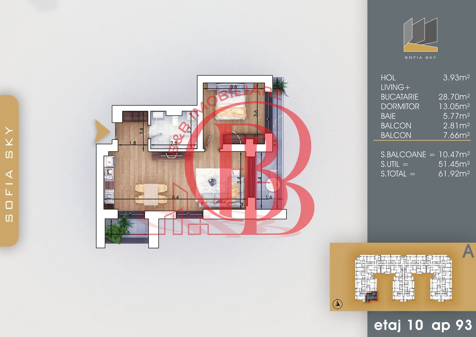 PROMO Apartament 2 camere 7 min Metrou Teclu Mutare Rapida - Schiță 2