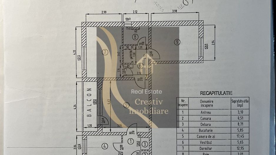 Apartament 3 camere de vanzare - zona Obor - complet mobilat si utilat - Poză 14