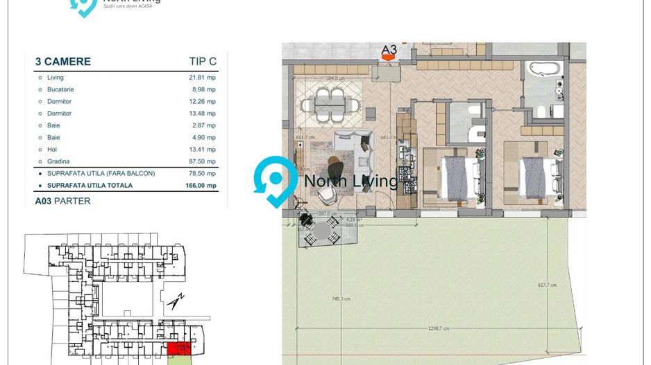 Apartament 3 camere | Proiect Premium | Obor - Poză 3