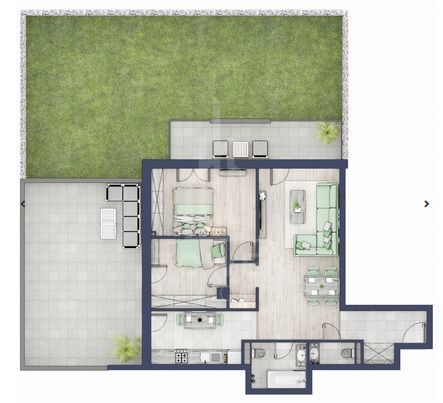 Apartament cu trei camere si gradina in turnisor - Poză 1