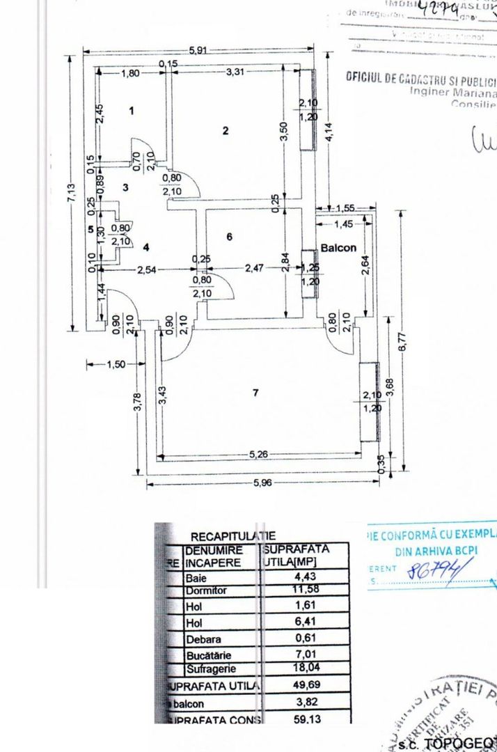 Apartament 2 camere, mobilat și utilat, Vaslui, zona TRAIAN - Crucea Garii; - Poză 7