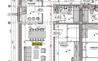 Apartament modern 3 camere - Cristian Sibiu - Schiță 42