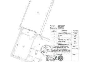 Tribunal Bulevardul Unirii 2 camere 147 mp 60 utili terasa 6 mp curte 81 mp 2025 - Poză 11