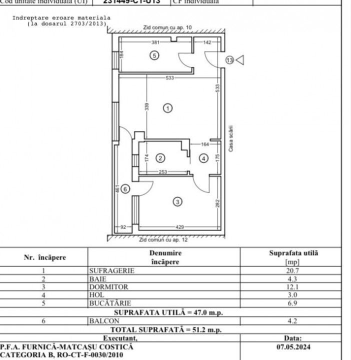 Tomis Plus - Apartament cu 2 camere confort 1, etaj 2. - Poză 25