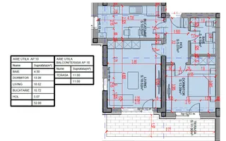 Apartament 2 Camere, Bucătărie Închisă | Parcare gratis | Comision 0% - Schiță 11