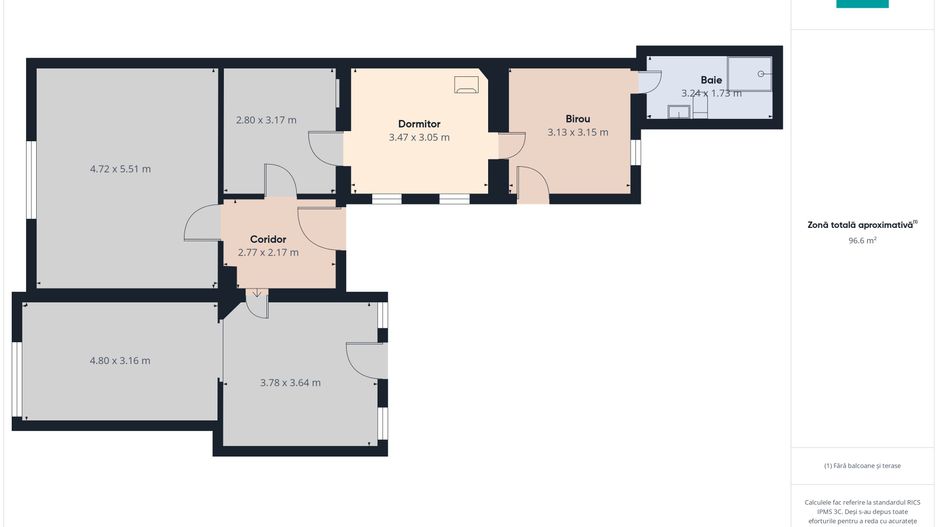 Casa cu 4 camere zona Funcționarilor - Poză 3