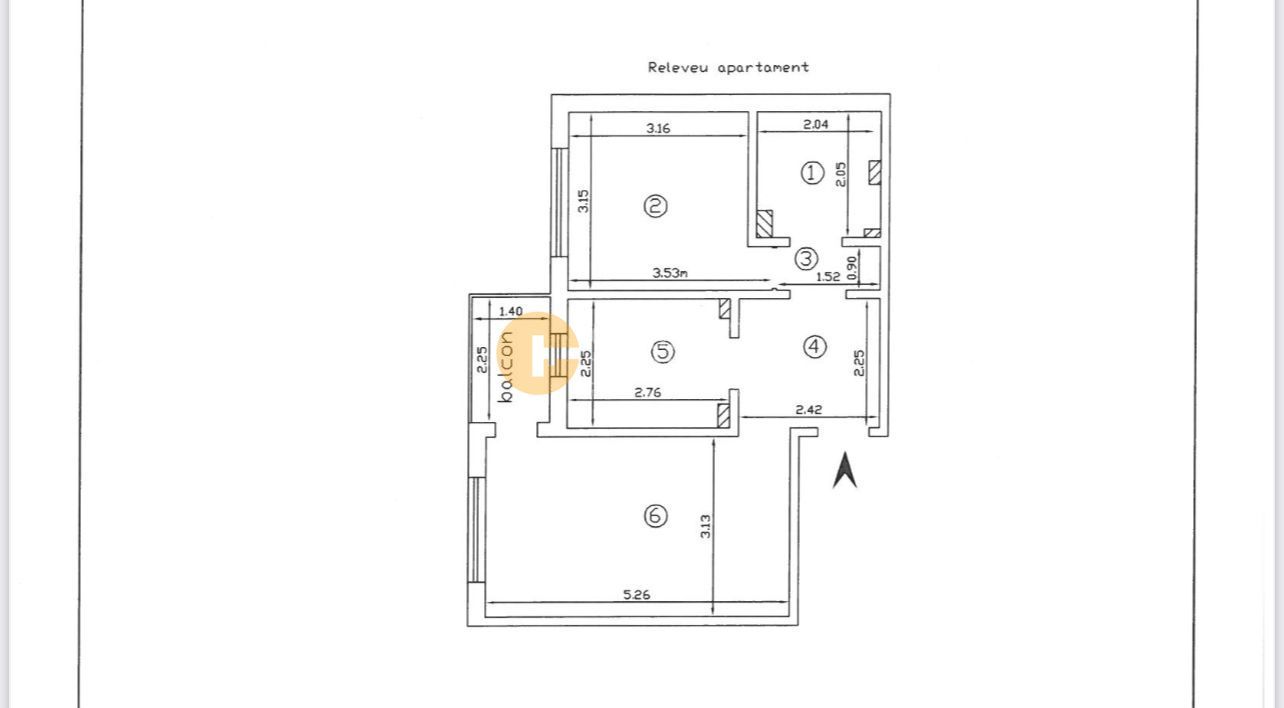 Etaj 2 Apartament 2 Camere Decomandat LIDL-Nicolina Bloc 1983 - Poză 11