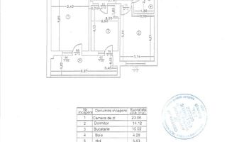 Apartament 2 camere-Th. Pallady 5 min Metrou Teclu - Schiță 11